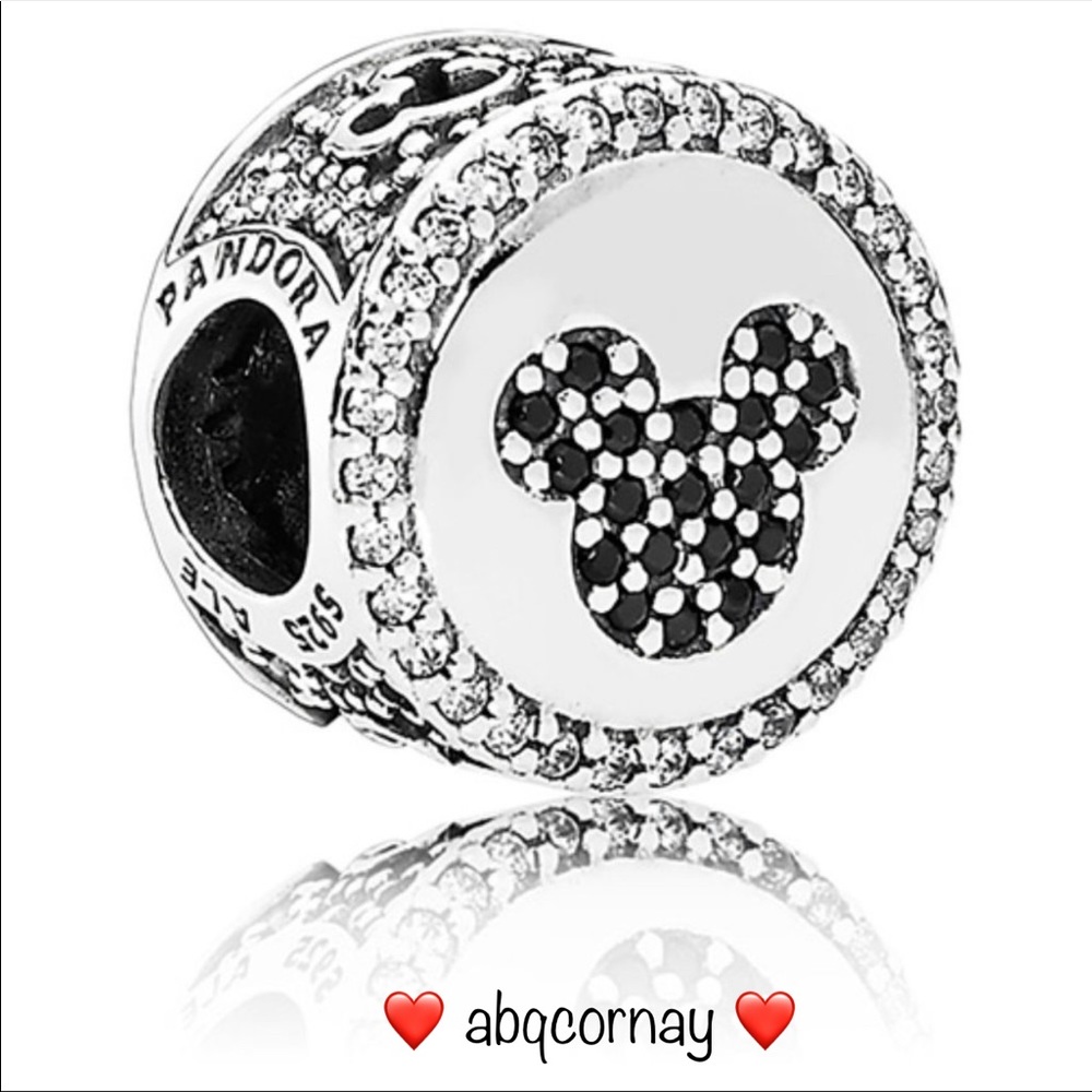 EUC Pandora Sterling Silver Disney Sparkling Icons Limited Edition Charm